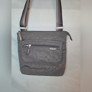 Baggalinni Small Gray Shoulder Bag Crossbody Purse